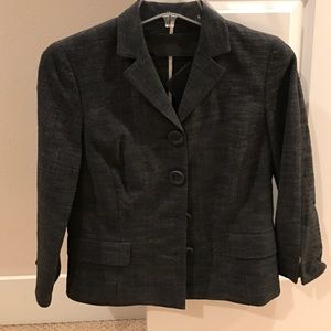 3/4 sleeve suit jacket and skirt