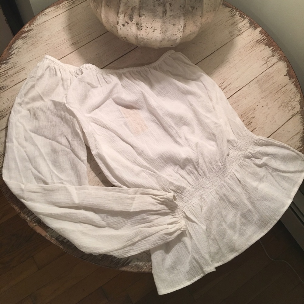 Michael Kors cotton top one shoulder