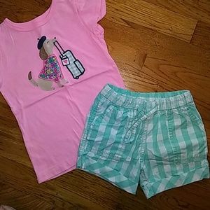 Carter's Shirt/Shorts Set
