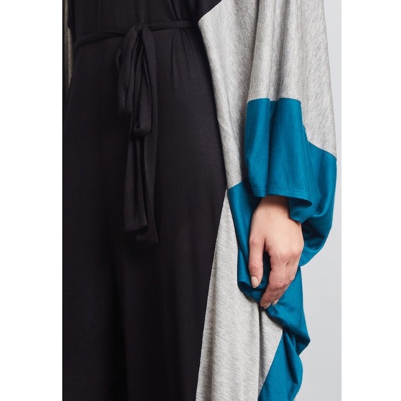 BRENDAN flowy & boho chic jumpsuit - BLUE mix - Picture 4 of 4