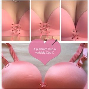 Push up bra can change cup size from A to C