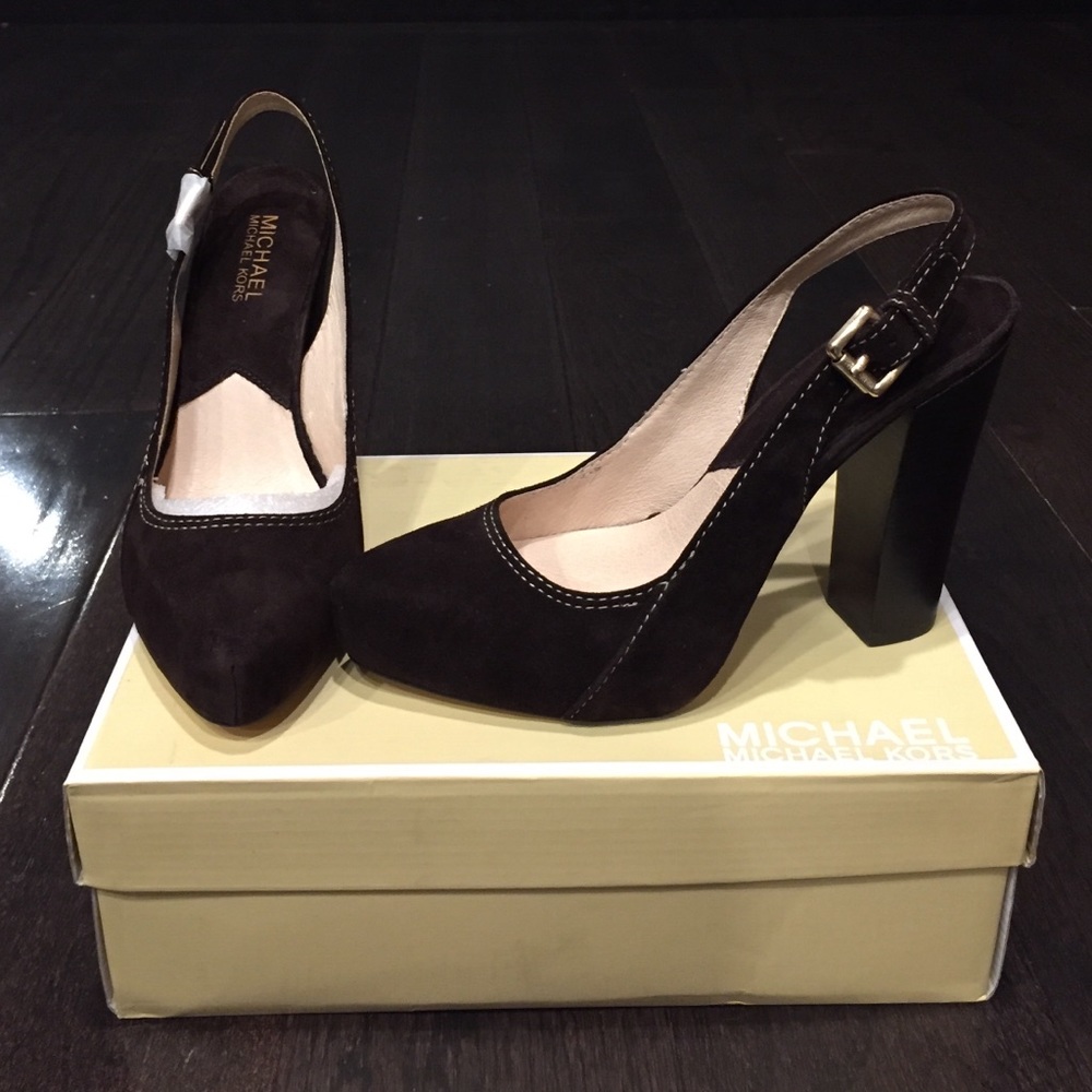 MICHAEL Michael Kors Hanna Sling Suede Pumps