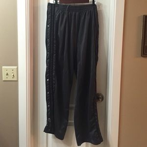 Men's athletic tear away long pants