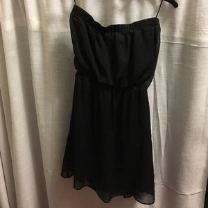Little black strapless dress