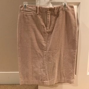 Corduroy skirt