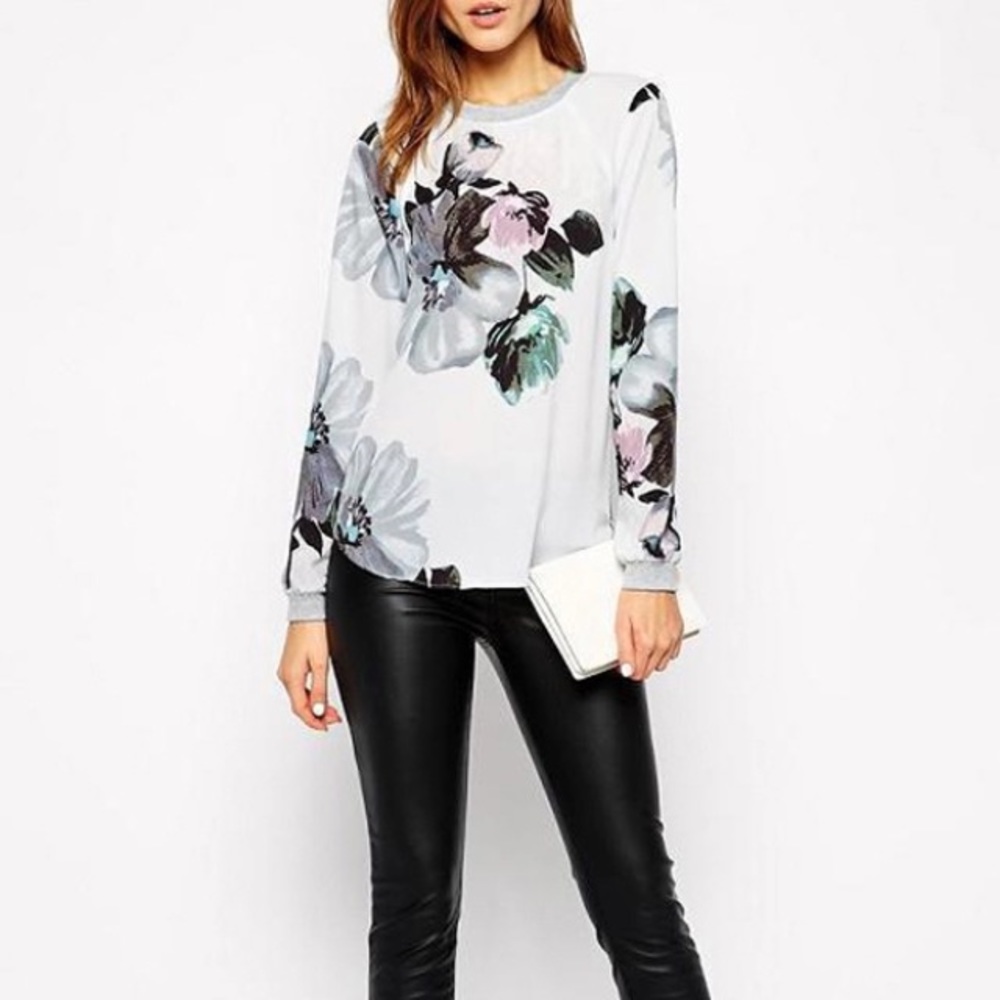 ๐ปlast one๐ปBeautiful Chiffon Top - Picture 1 of 4