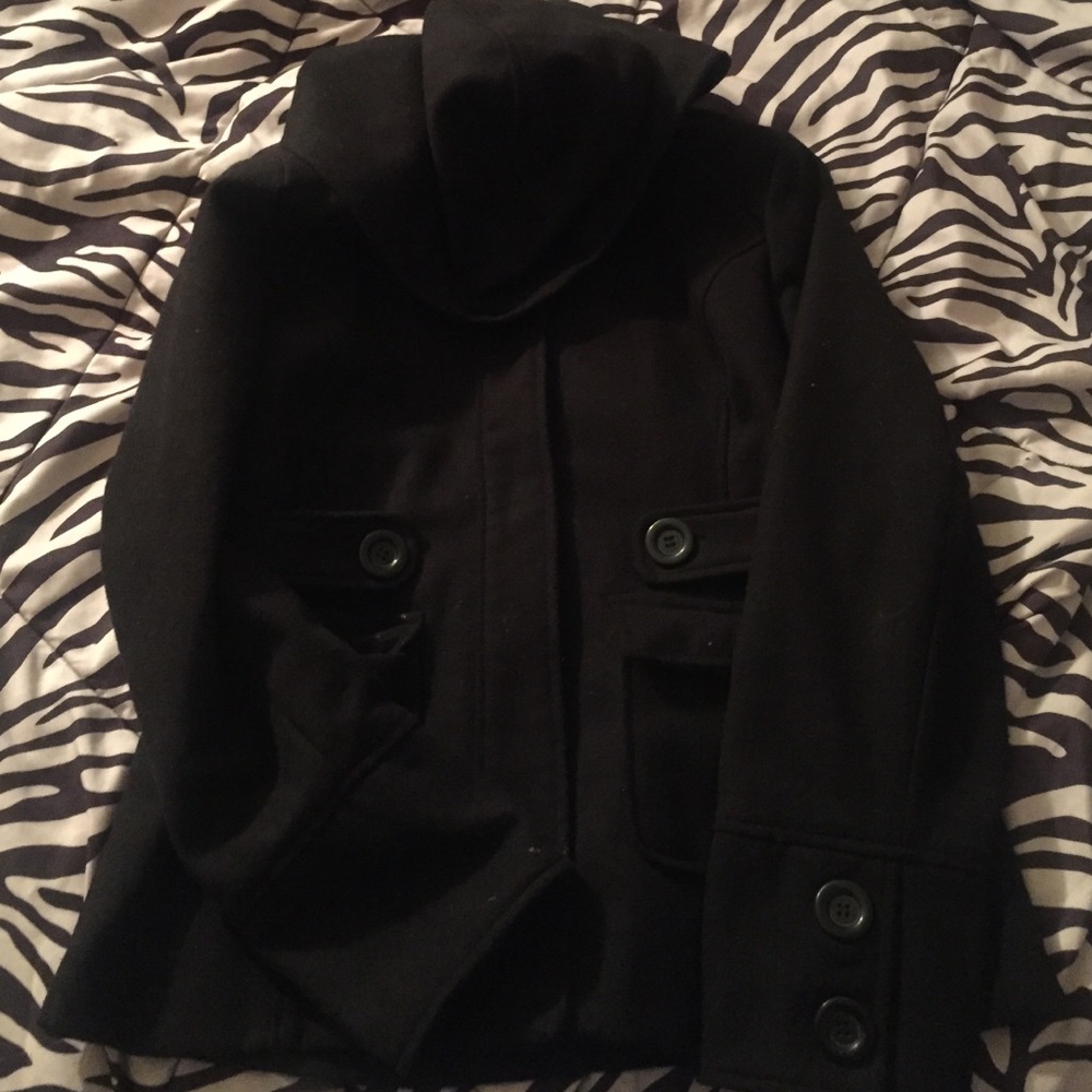 Black trench coat