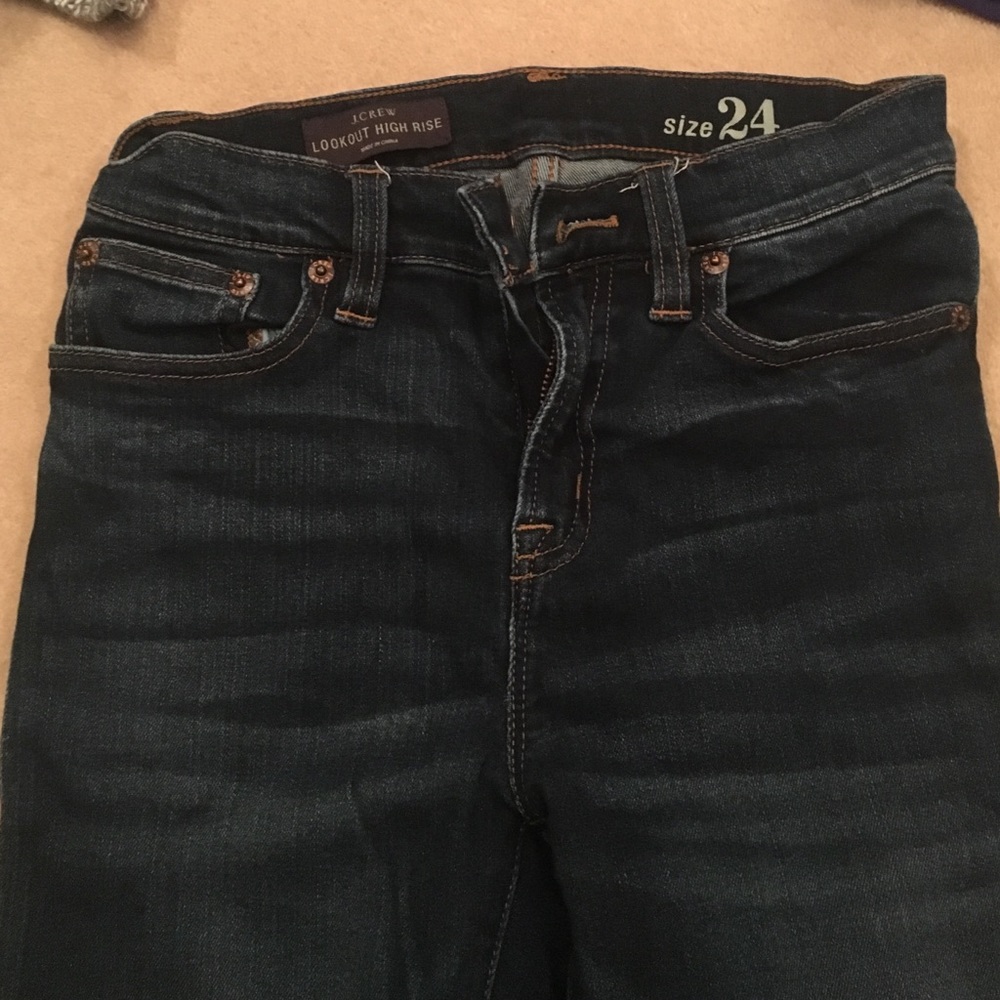 Jcrew low rise skinny jeans