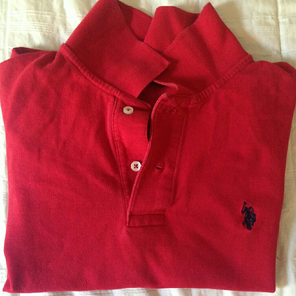 U.S. POLO ASSN. Red Polo shirt