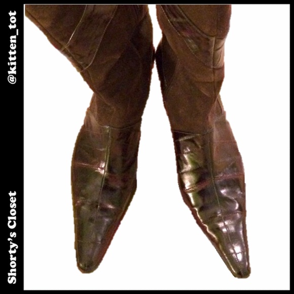 DONATED! EUC comfy tall pointy-toe boots - Picture 2 of 4