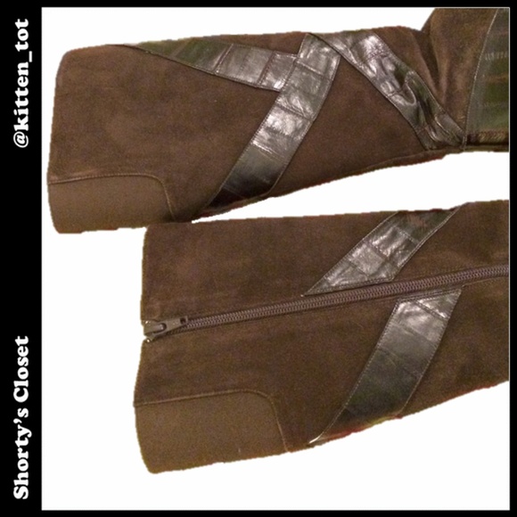 DONATED! EUC comfy tall pointy-toe boots - Picture 3 of 4