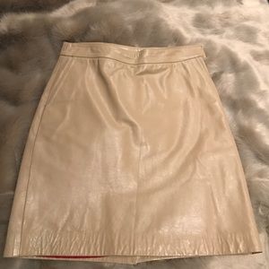 Leather skirt