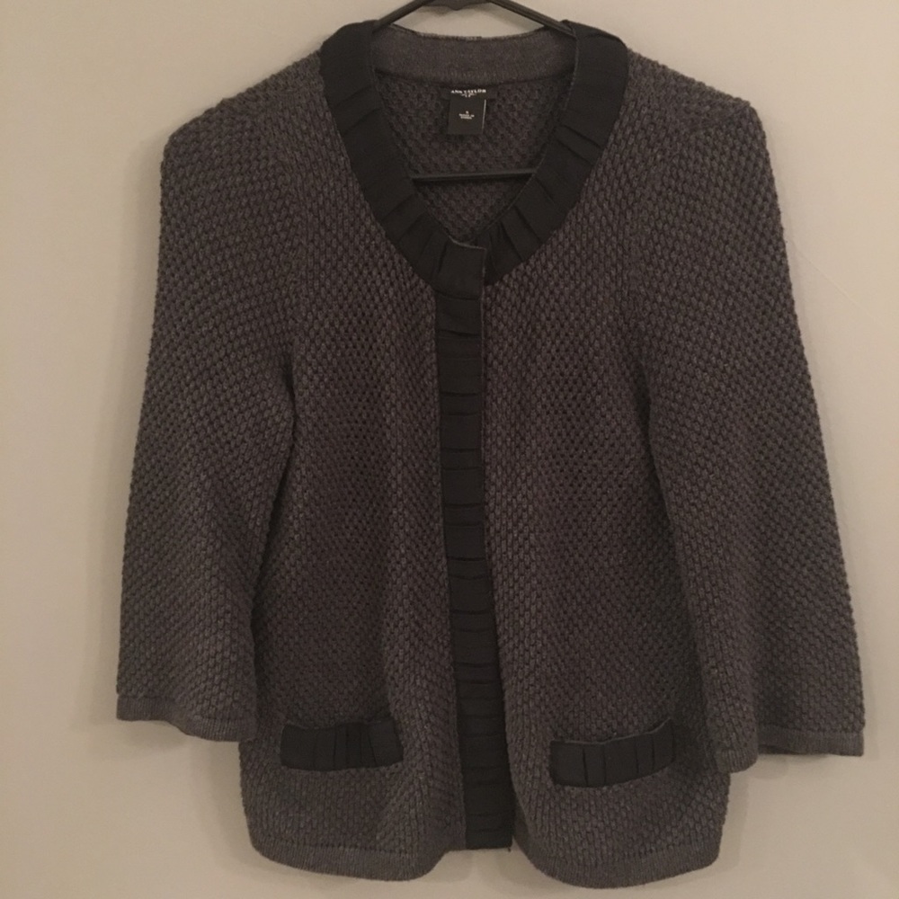 Ann Taylor 100% cotton sweater cardigan