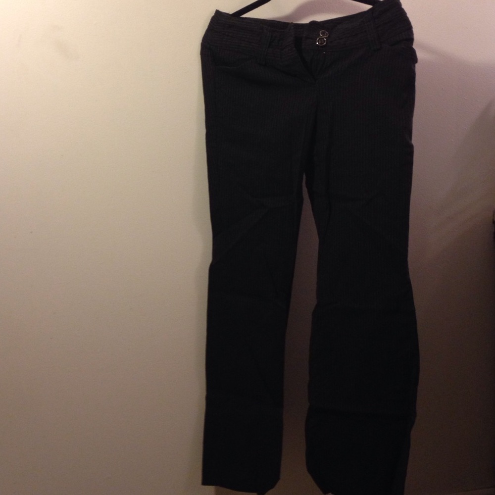 Striped dress pants