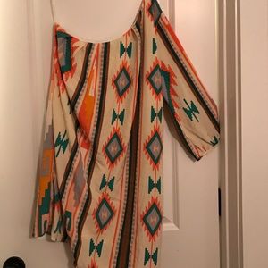 Tribal print dress