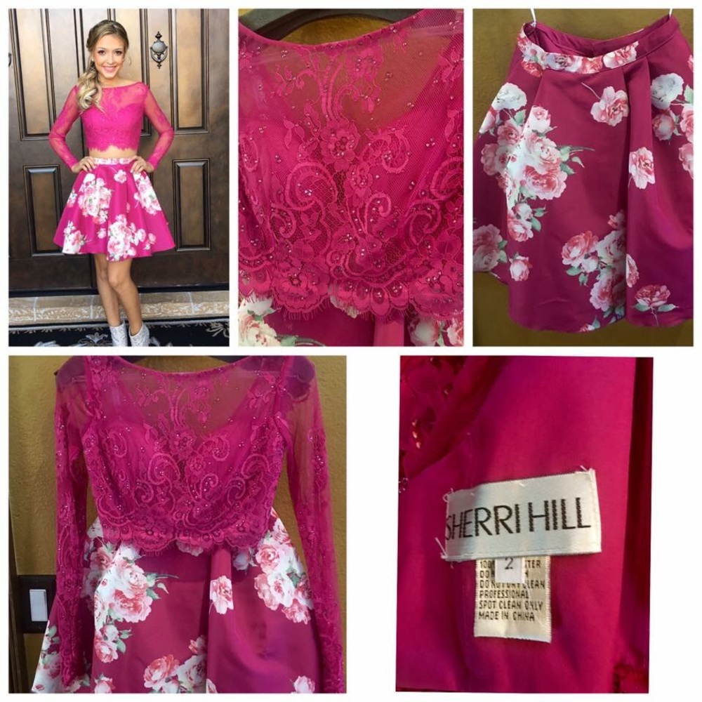 Sherri Hill Sz 2 altered down to sz 0 gently used
