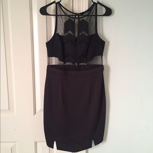 Ark & Co. dress with mesh detail
