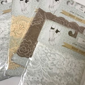 4 for $8 Lace Boot Cuffs