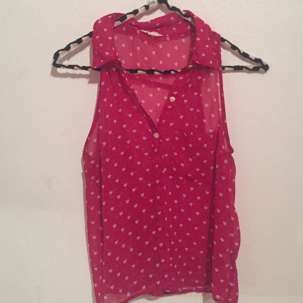 Hearts tank top
