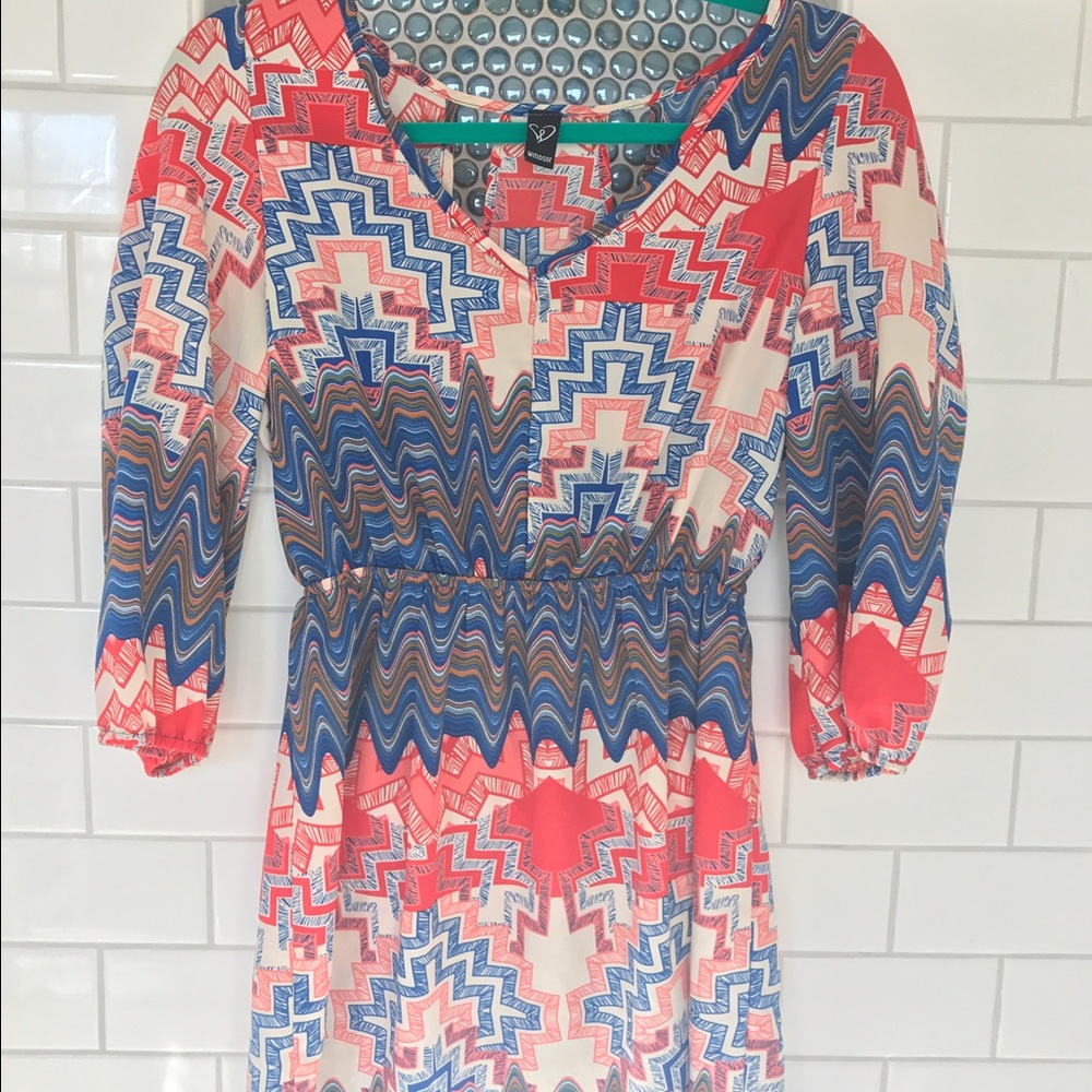 Sun Dress - Primary Color Splatter