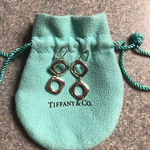 Tiffany & Co. 925 cushion drop earrings