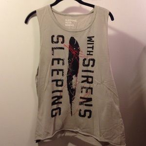 Band muscle tank top
