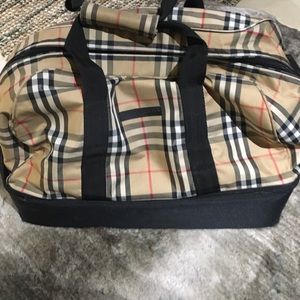 Burberry travel bag
