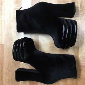 Jefferey Campbell Dwight Velvet Platform