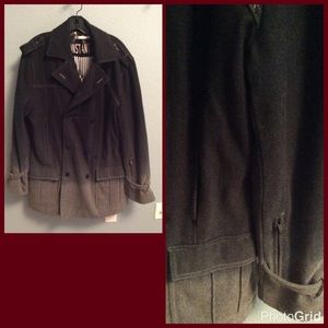 Men's Volcom heavy pea coat