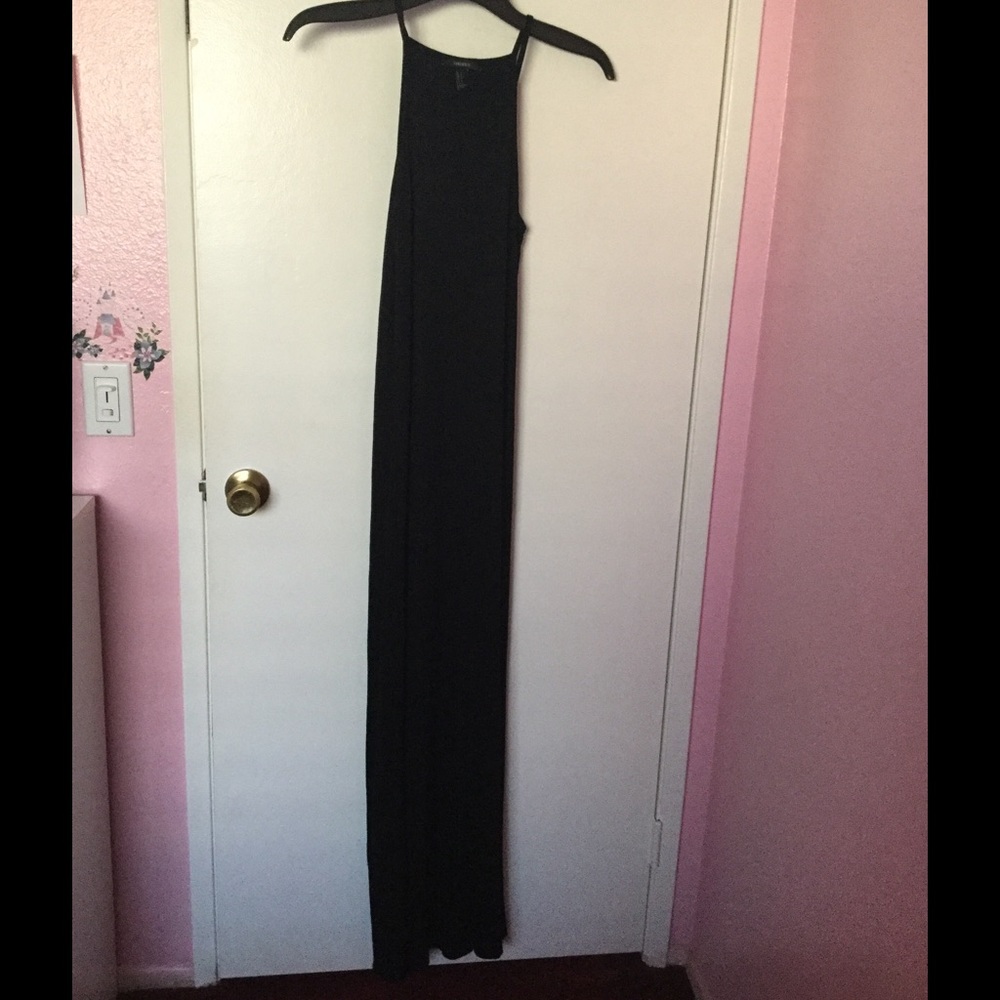 Black maxi dress