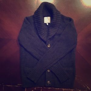 Aerie Grey Shawl Neck Cardigan