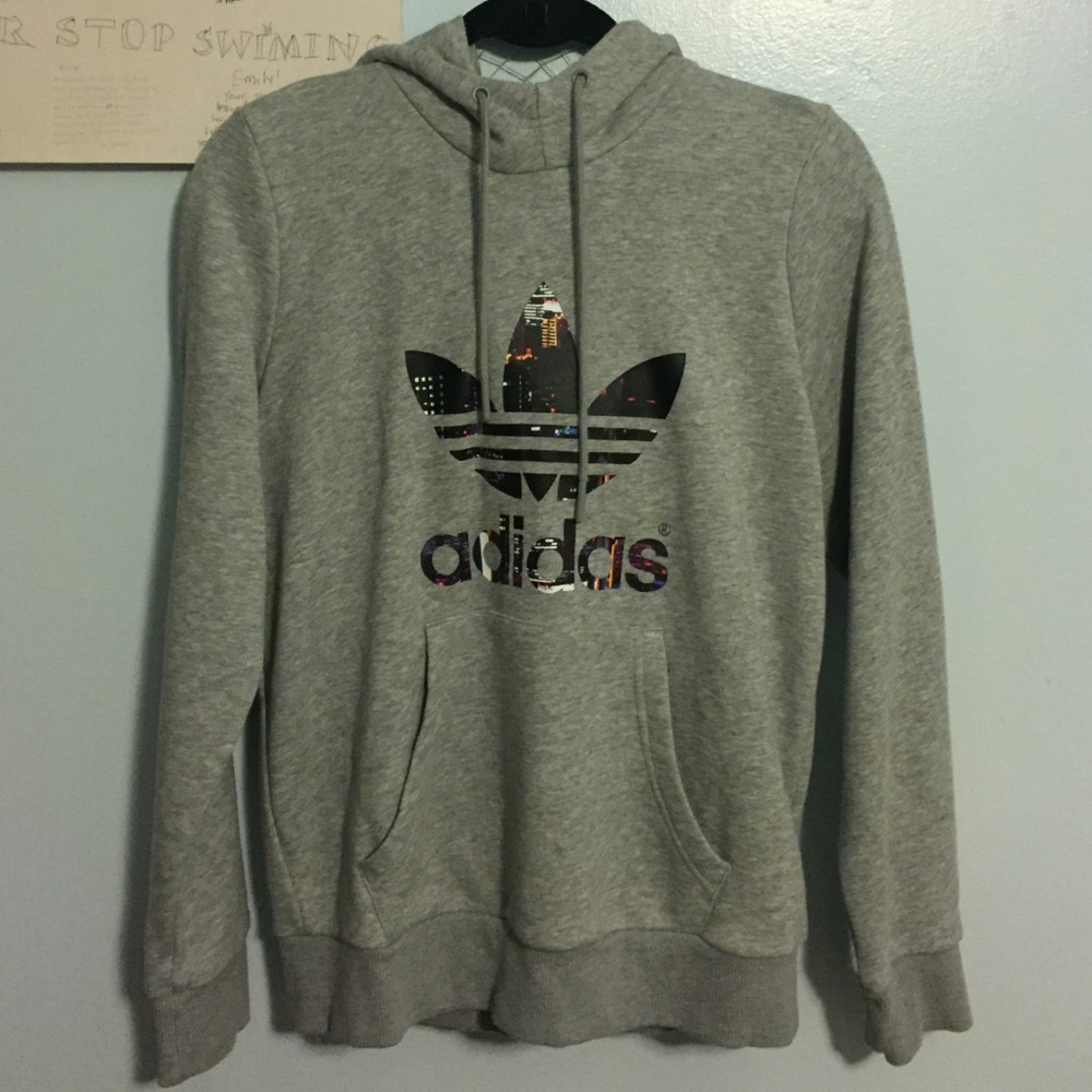 Grey Adidas Hoodie