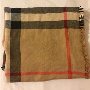 Burberry Camel Check Lightweight Scarf