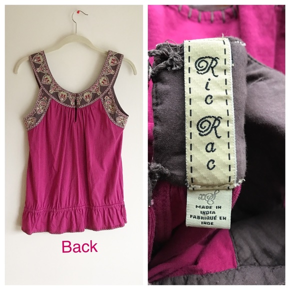 Anthropologie Tops - Anthro Magenta Embroidered Top Anthropologie Tops - Anthro Magenta Embroidered Top