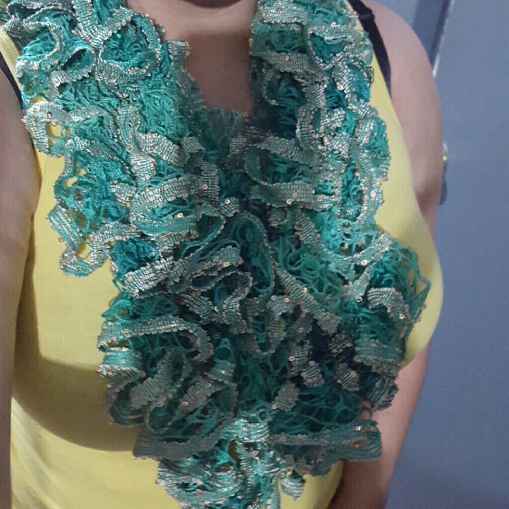 Bundle of 2 Homemade scarfs