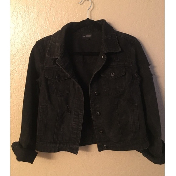 Brandy Melville Jackets & Blazers - Black Distress Jacket