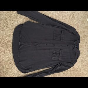 Heather gray flannel