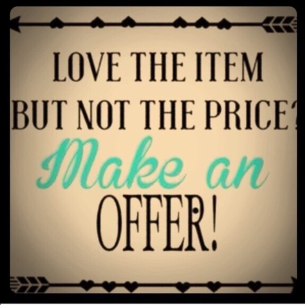 All reasonable offer are accepted!!