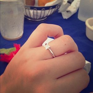 1/2 Carat Diamond Ring, White Gold