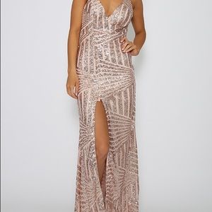 Sequin maxi dress