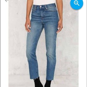 Indigo Levi's Wedgie Jean
