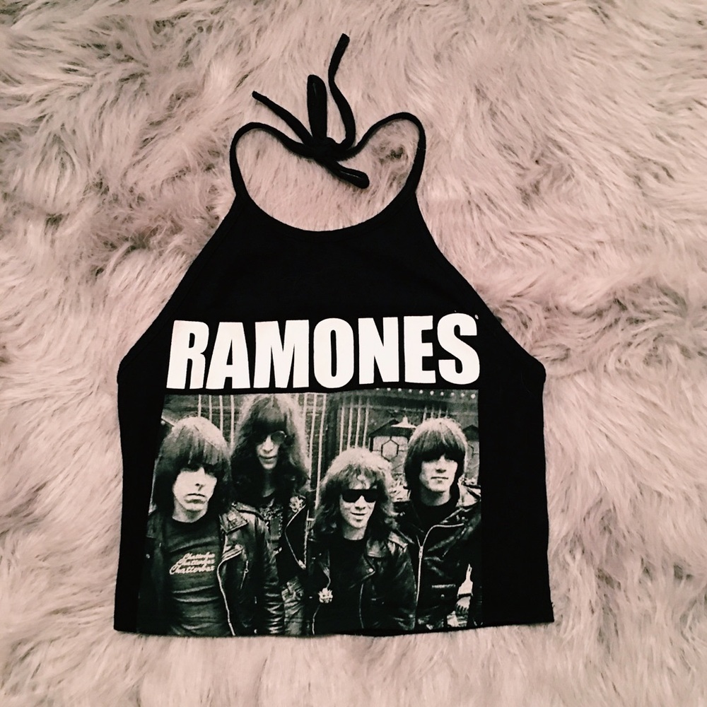 🤘🏽▪️Ramones Halter Crop Top▪️🤘🏽