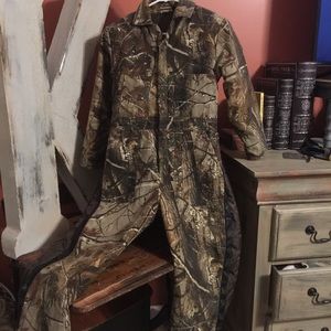 Redhead youth coveralls NWOT