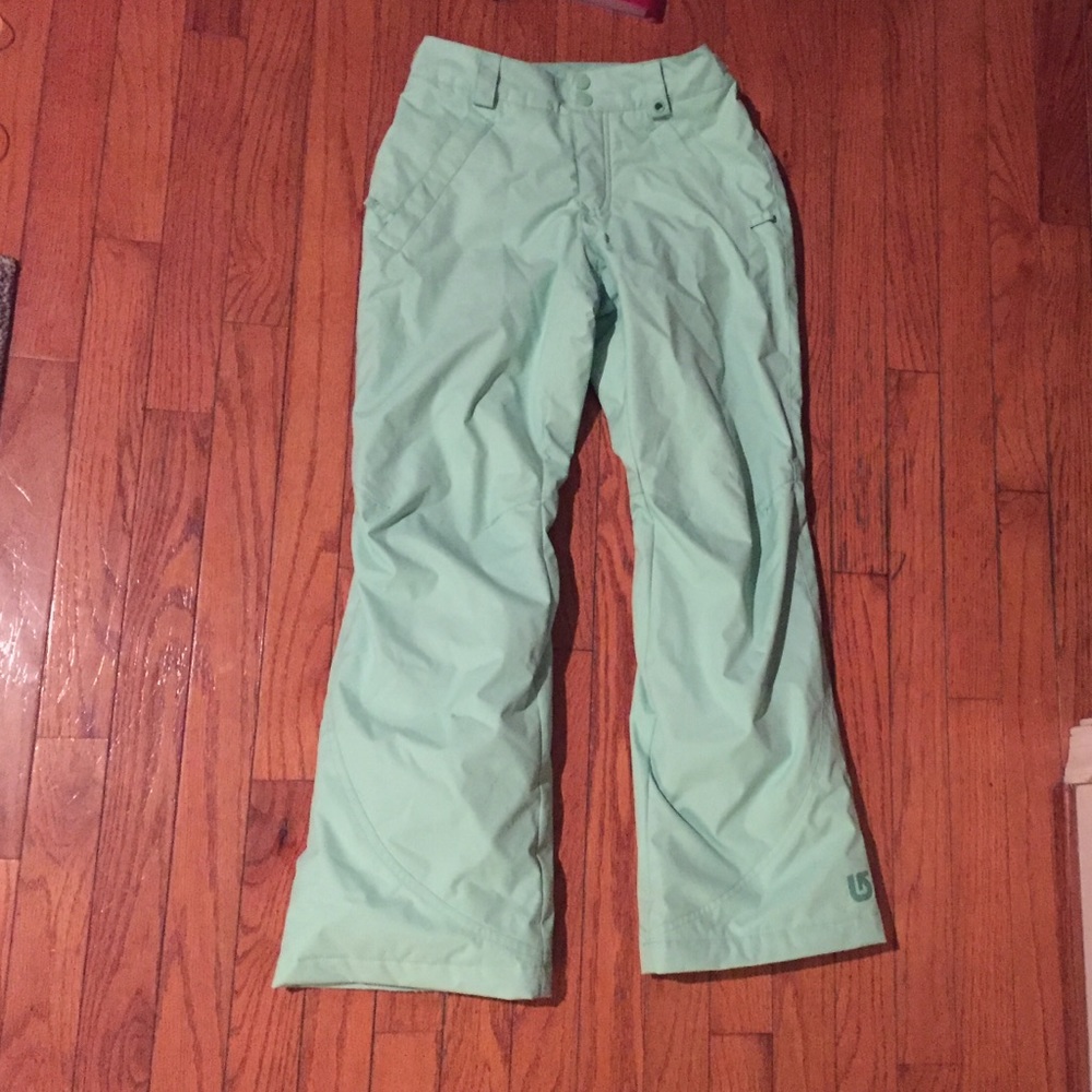 Girls turquoise ski pants