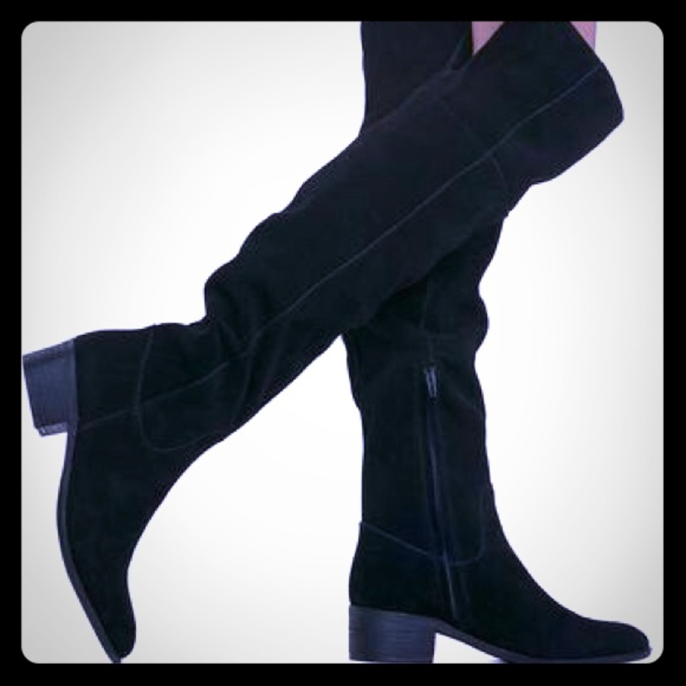 Steve Madden suede over the knee boots size 6