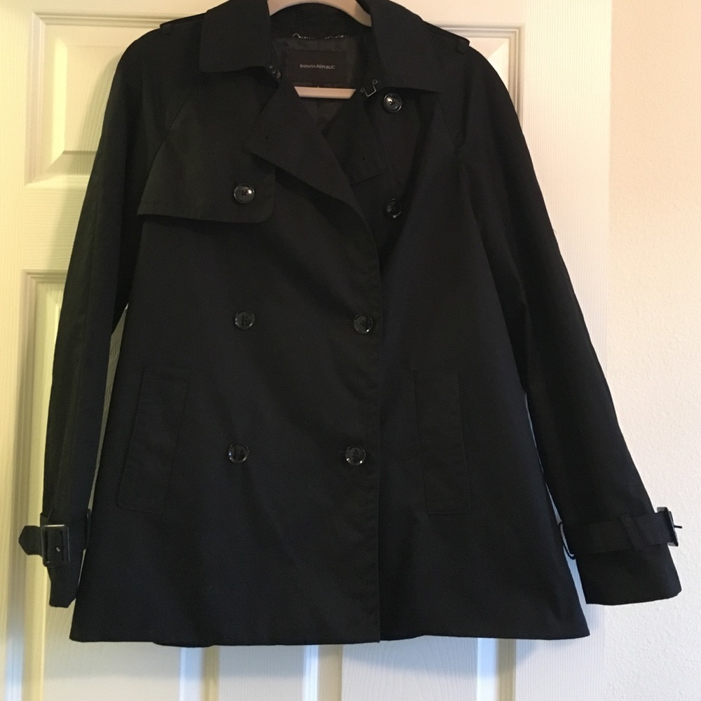 Black Banana Republic Trench coat