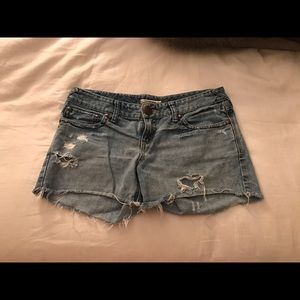 Free People denim shorts