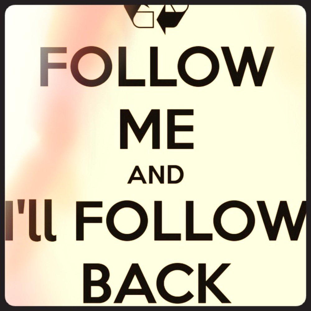 Follow ME and I'll Follow YOU Back💫