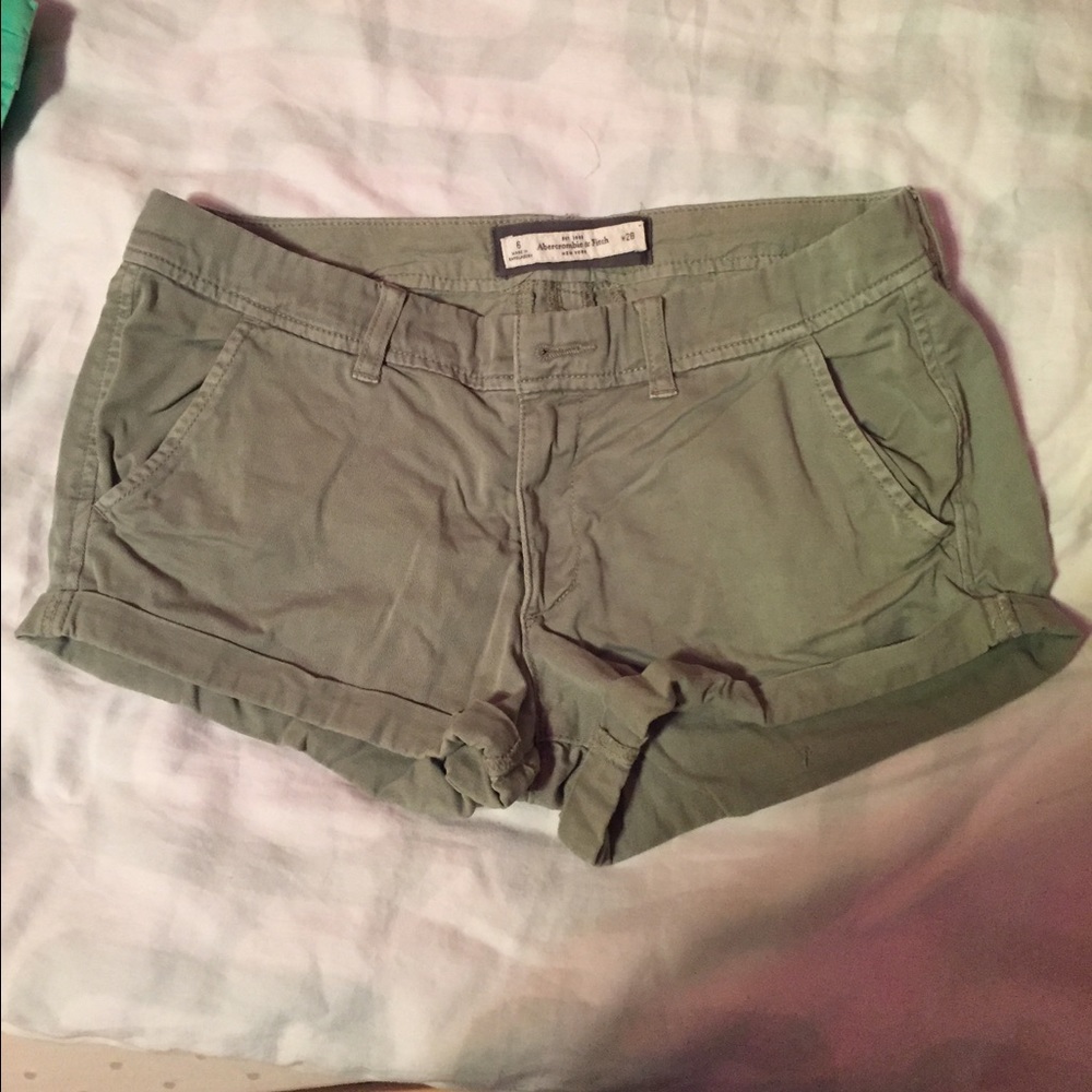 green shorts