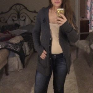 Abercrombie & Fitch gray cardigan S